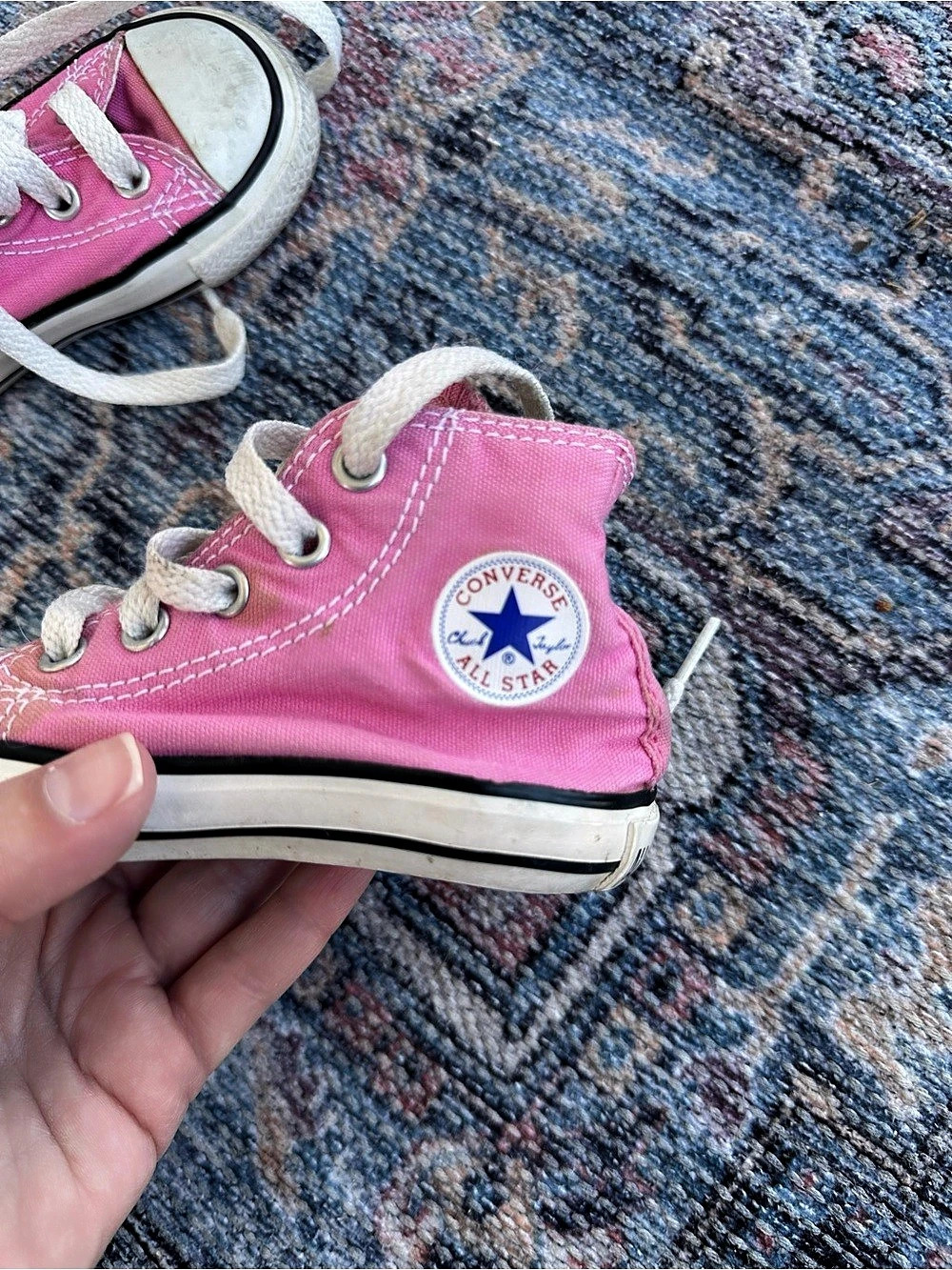 Converse Chuck Taylor All Star High Top Toddler Pink Sneakers
